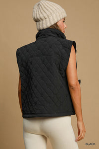 The Queen Quilted Bow Vest