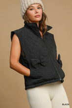 Load image into Gallery viewer, The Queen Quilted Bow Vest
