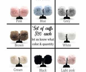 Couture Faux Fur Cuffs