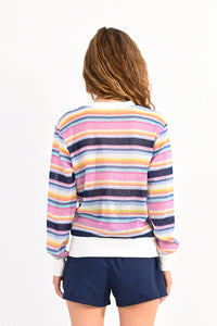 The Sunset Knitted Striped Sweater