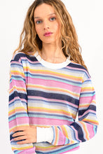 Load image into Gallery viewer, The Sunset Knitted Striped Sweater
