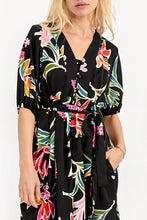 Load image into Gallery viewer, The June Black Patterned Dress
