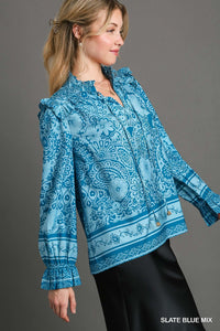 Prim & Proper Printed Blouse