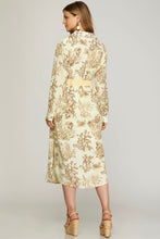 Load image into Gallery viewer, The Tory Taupe Button Down Dress
