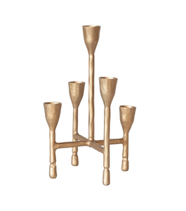 Gold Metal Candelabra