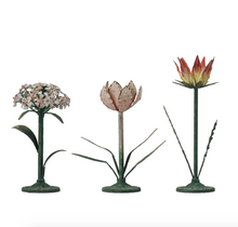 Load image into Gallery viewer, Toleware Flower Taper Holder
