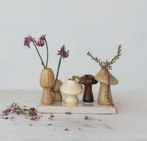 Mushroom Bud Vase