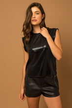 Load image into Gallery viewer, Shimmer &amp; Shine Black Muscle Tee
