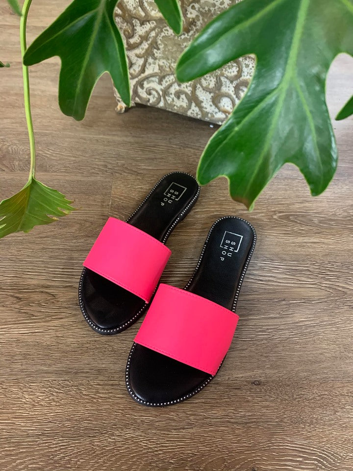 Hot Pink Sandal Slide