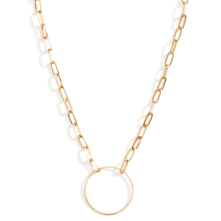 Circle Link Chain Necklace